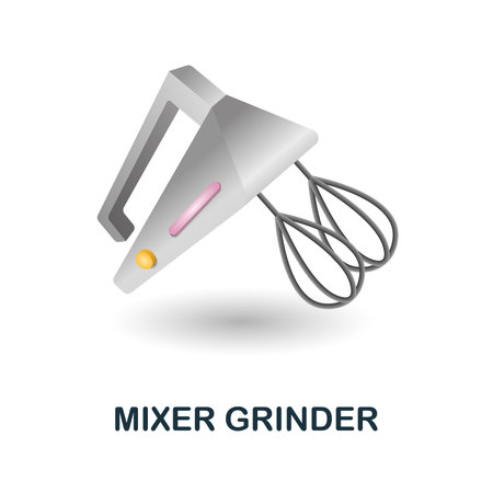 Mixer Grinder icon. 3d illustration from kitchen supplies collection. Creative Mixer Grinder 3d icon for web design, templates, infographics and moreのイラスト素材