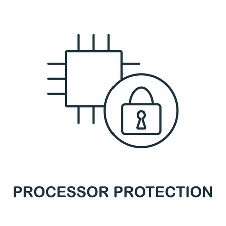 Face Recognition line icon. Simple element from internet security collection. Creative Face Recognition outline icon for web design, templates, infographics and moreのイラスト素材