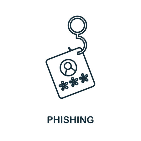 Password line icon. Simple element from internet security collection. Creative Password outline icon for web design, templates, infographics and moreのイラスト素材