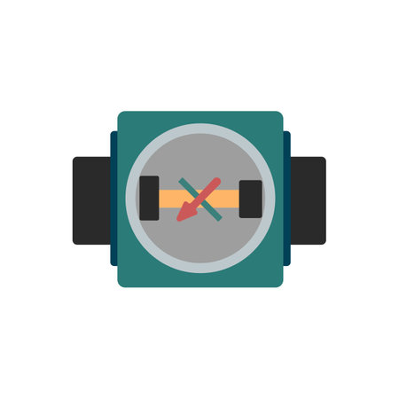 Diving compass illustration in color cartoon style. Editable vector graphic design.のイラスト素材
