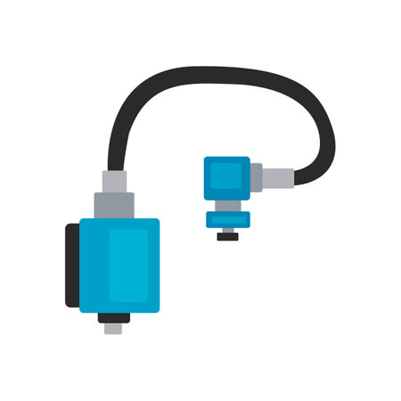 Scuba regulator illustration in color cartoon style. Editable vector graphic design.のイラスト素材