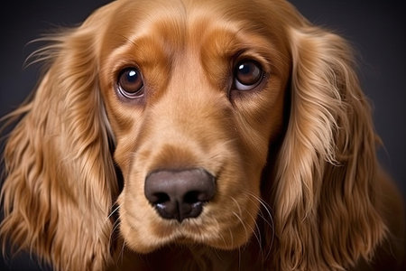 Cocker Spaniel dog creative illustration - Generative AIの素材