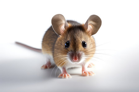 Mouse photo realistic illustration - Generative AI.の素材