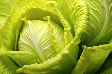 Cabbage photo realistic illustration - Generative AI.の素材