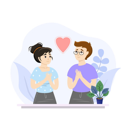 Honesty illustration. Soft skills concept. Business people or employee with honesty skill. Education, training and improvement for career building.のイラスト素材