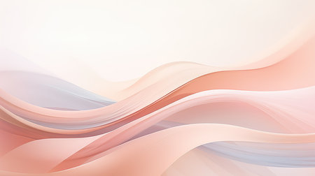 Pastel elegance abstract illustration - Generative AI. Pastel, tone, pink, blue.
