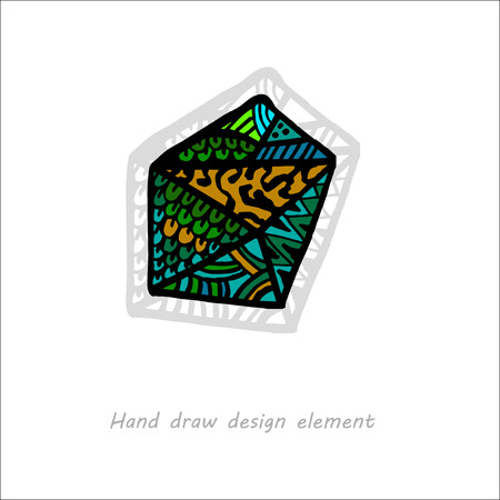 hand draw vector elementsのイラスト素材