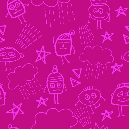 hand draw funny mensのイラスト素材