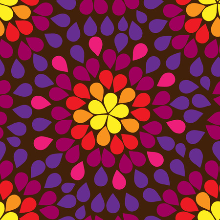 seamless background with patterns of simple elementsのイラスト素材