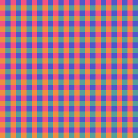 seamless vector background. checkered pattern of multiple colorsのイラスト素材