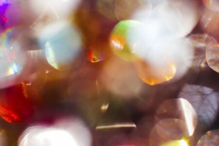 blurred multicolored shiny background. bokeh.の写真素材