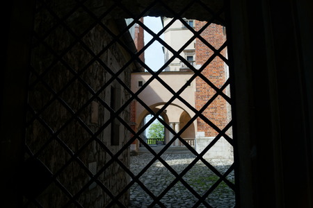 iron grating photoの写真素材