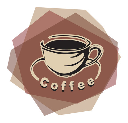 Abstract Coffee Logoのイラスト素材