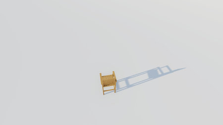 Wooden bar chairの写真素材