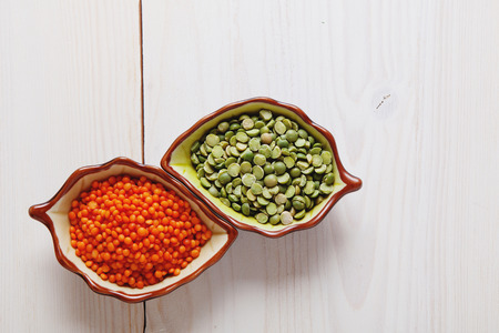 Healthy pulses products lentil and peasの写真素材