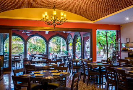 Traditional Mexican restaurantのeditorial素材