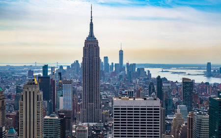 Nice view in New York cityの写真素材