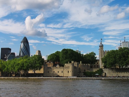 Tower of London, view from the river.