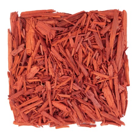 Sandalwood incense resin isolated over white background.の写真素材