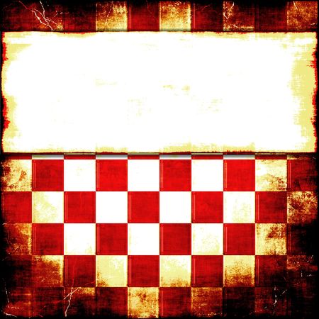 Checkered Grunge With Copy Space  の写真素材
