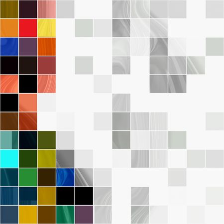 Mosaic Seamless Tiles Background  