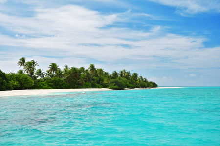 indian ocean, beautiful maldivian beachの写真素材