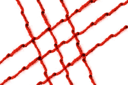 simple red seam; central themeの写真素材