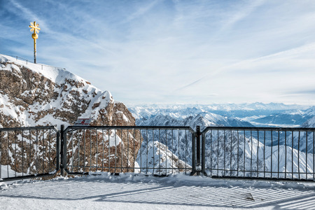 wondervoll winter day on the Zugspitze