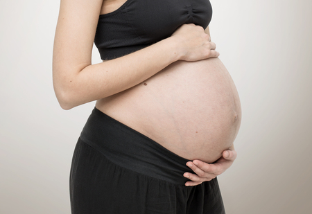 baby bumpの写真素材