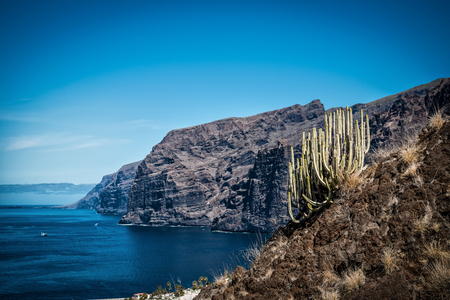 View point - Los Gigantes of Tenerifeの写真素材