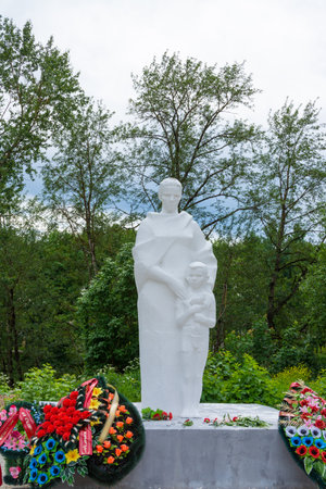 Monument of the Second World War. Selizharovo, Tver region.のeditorial素材