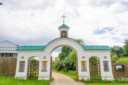 Russia, Tver region, Selizharovo urban-type settlement. The Church of Peter and Paul. An Orthodox church. Orthodoxy.のeditorial素材