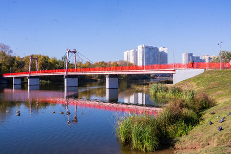 urban landscape. autumn city.の写真素材