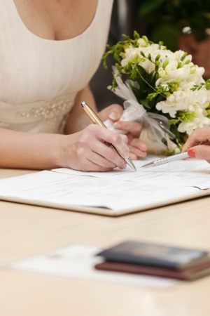 bride signの写真素材