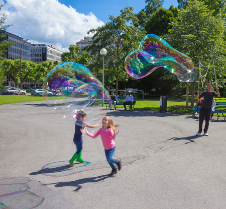 GENEVA, SWITZERLAND - JUNE 17, 2016: Houses in the old town of Geneva, Switzerland on 28 July, 2010. It is the second most populous city in Switzerland.のeditorial素材