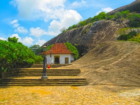 Dambulla, Sri Lanka - April 30, 2009: Buddhists cave templeのeditorial素材