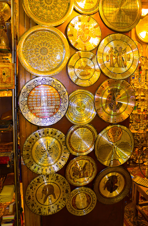 Sharm El Sheikh, Egypt - April 13, 2017: The gift shopのeditorial素材