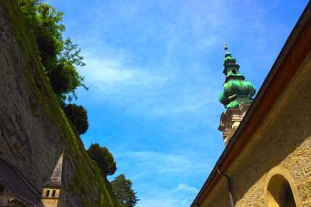 Peter graveyard in Salzburgの写真素材