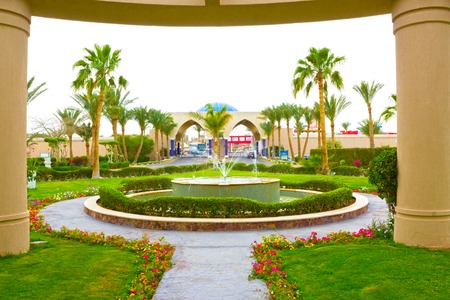 Sharm El Sheikh, Egypt - April 13, 2017: The luxury hotel AURORAのeditorial素材