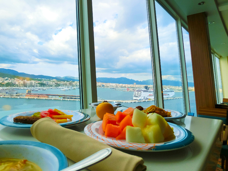 Palma de Mallorca, Spain - September 07, 2015: Royal Caribbean, Allure of the Seasのeditorial素材