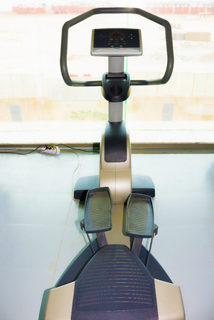 Bicycle fitness at gym