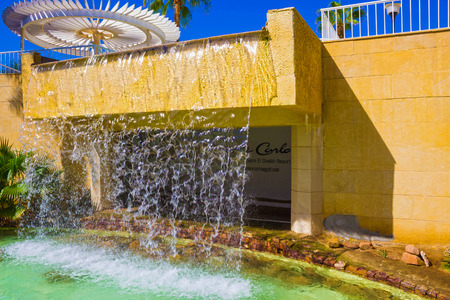 Sharm El Sheikh, Egypt - September 26, 2017: Buildings and Area Hotel Monter Carlo Sharm Resort and SPA at Sharm El Sheikh, Egypt on September 26, 2017のeditorial素材