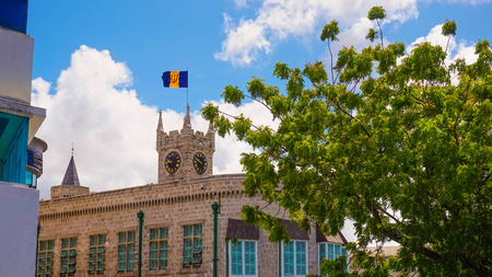 The parliament at Bridgetown, Barbados.の写真素材