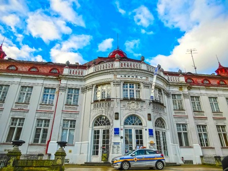 Karlovy Vary, Cszech Republic - January 01, 2018: Elizabeth Baths in Karlovy Vary, Czech republic.のeditorial素材