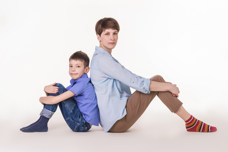 Mothers Day concept: Happy smiling mother and sonの写真素材