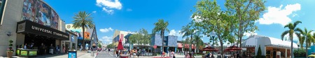 Orlando, Florida, USA - May 10, 2018: The people going at park Universal Studios. Orlando is a theme park resort in Orlando, Florida.のeditorial素材