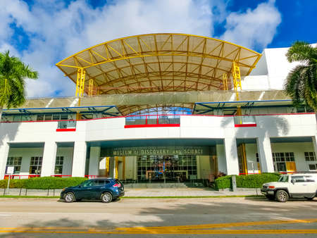 Fort Lauderdale - December 11, 2019: Museum of discovery and science at indoors located in Fort Lauderdale, Floridaのeditorial素材