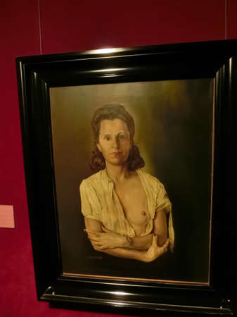 Figueres, Spain - September 15, 2015: Details from Dali's Museum, opened on September 28, 1974 and housing the largest collection of works by Salvador Dali on September 15, 2015 in Figueras, Catalunya, Spainのeditorial素材