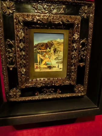 Figueres, Spain - September 15, 2015: Details from Dali's Museum, opened on September 28, 1974 and housing the largest collection of works by Salvador Dali on September 15, 2015 in Figueras, Catalunya, Spainのeditorial素材