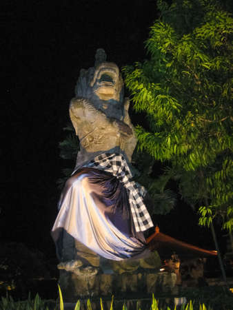 Bali, Indonesia - December 25, 2008: The traditional Balinese theater and park in Ayodya Resort Bali at Nusa Dua, Bali, Indonesiaのeditorial素材